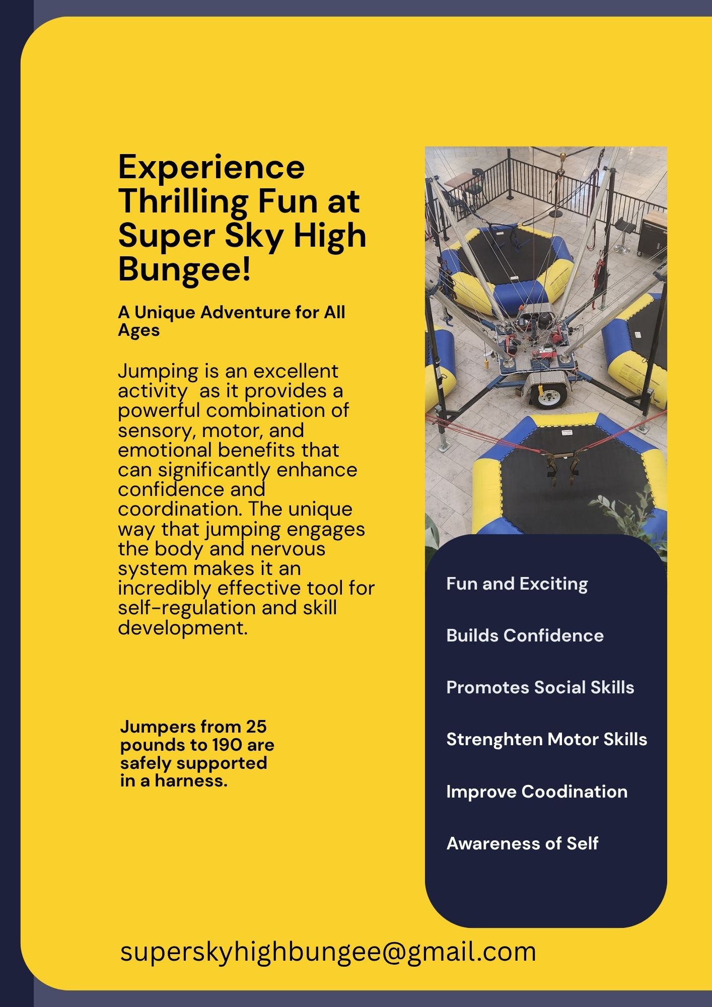 Image with text explaining the positive benifits jumping has on the body.